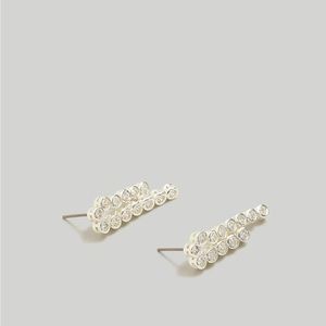 Madewell| The Tennis Collection Bezel Set Crystal Waterfall Earrings